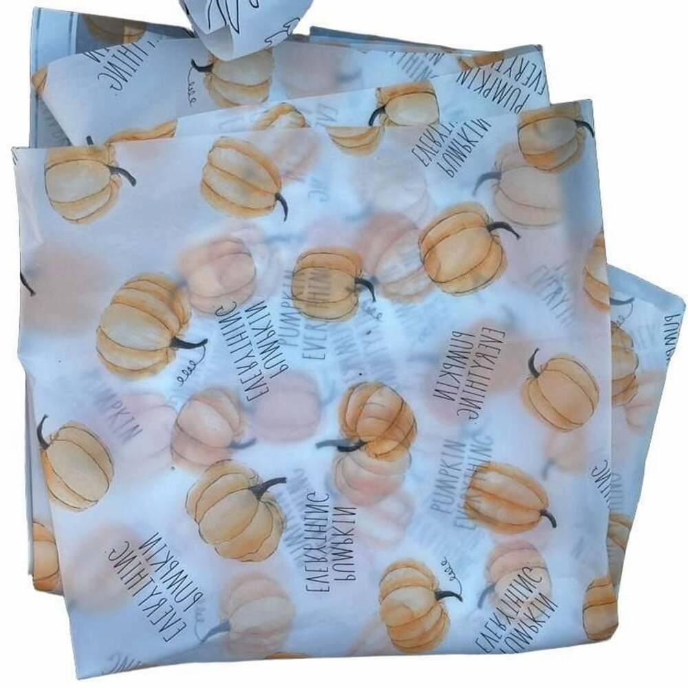 Rae Dunn Pumpkin Everything shower curtain